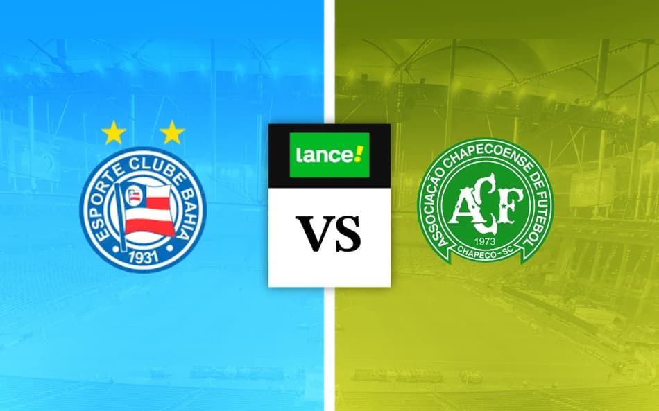 Escudos de Bahia e Chapecoense para Palpites de Futebol