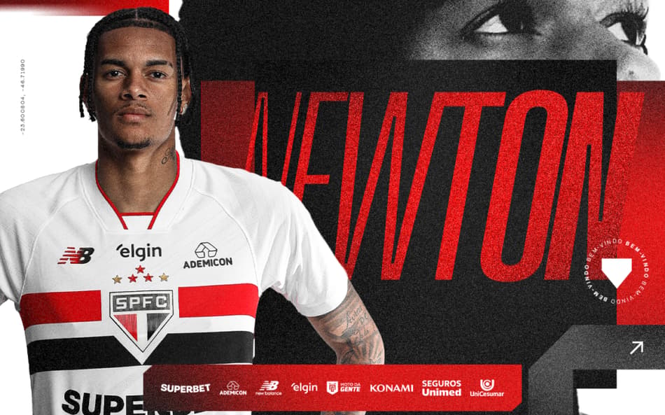 Newton anunciado pelo São Paulo