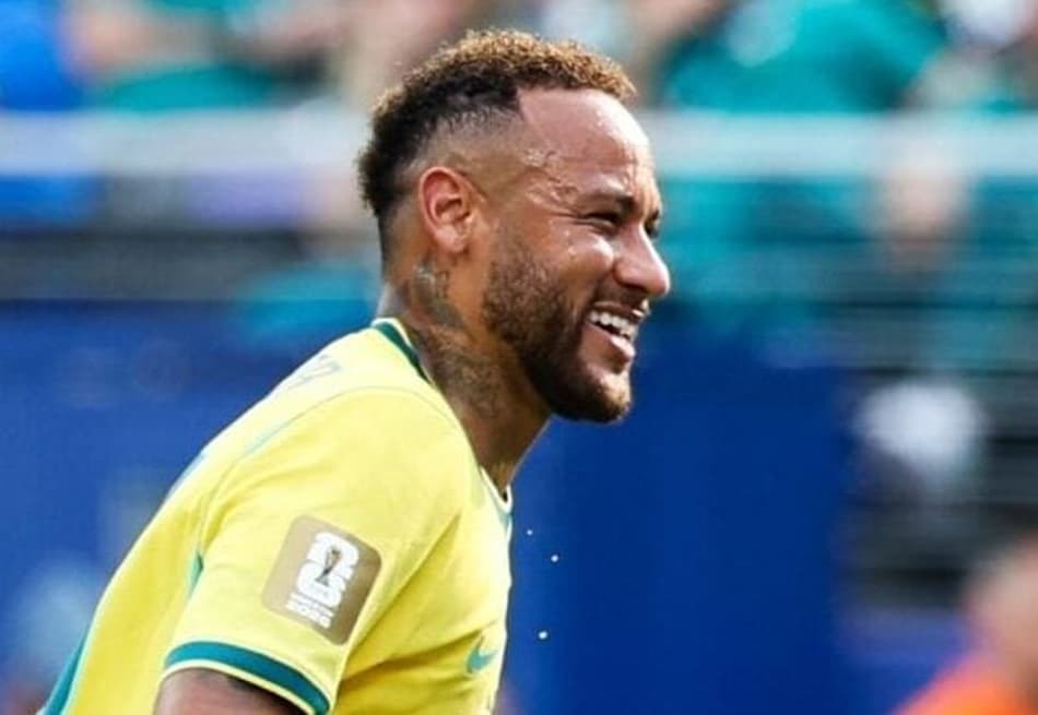 Neymar Jr., jogador do Brasil, durante a partida das oitavas de final entre Brasil e Noruega na Copa do Mundo da FIFA, no New York New Jersey Stadium, em East Rutherford, Estados Unidos, no domingo, 5 de julho de 2026