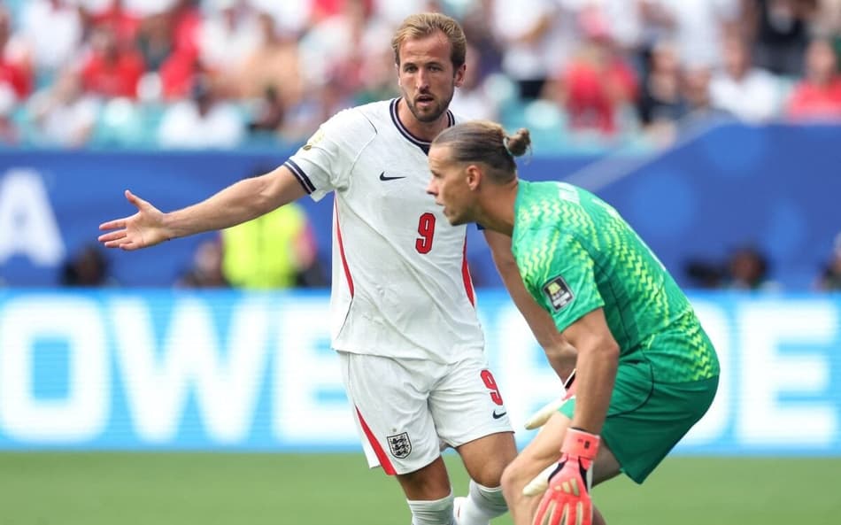 Nyland, goleiro da Noruega contra a Inglaterra