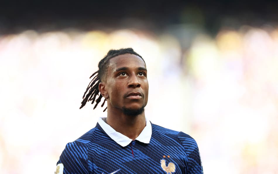 Olise na partida da França na Copa do Mundo