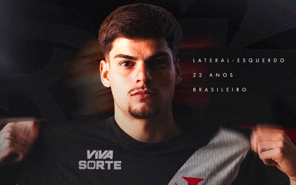 Anúncio do lateral-esquerdo Paulinho novo reforço do Vasco