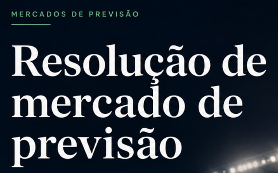 Resolução de mercado de previsão como um contrato é encerrado