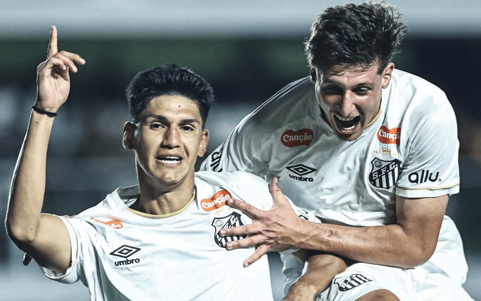 Santos venceu o Vasco por 2 a 0 no jogo de ida da semifinal do Brasileirão Série A Sub-20