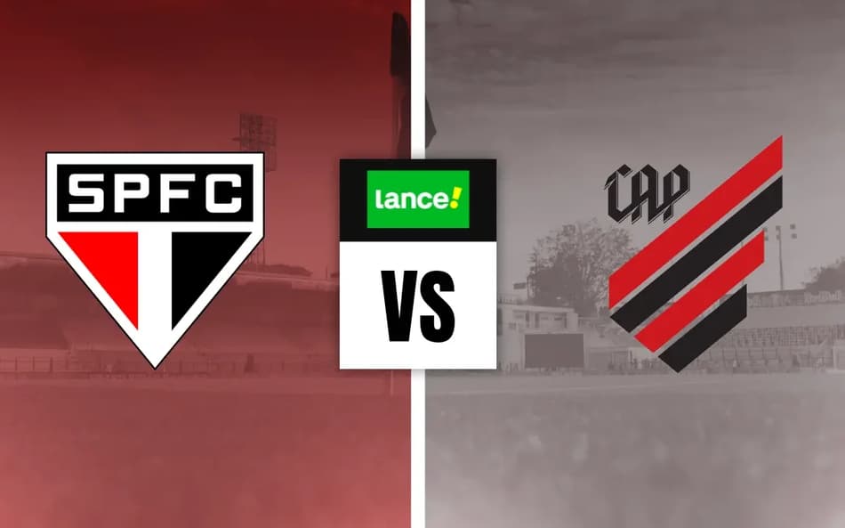 Escudos de São Paulo x Athletico-PR para palpites do Campeonato Brasileiro