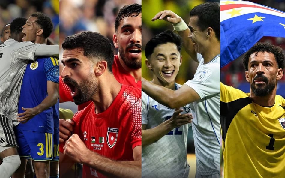 Seleções estreantes (Fotos: reprodução federações)