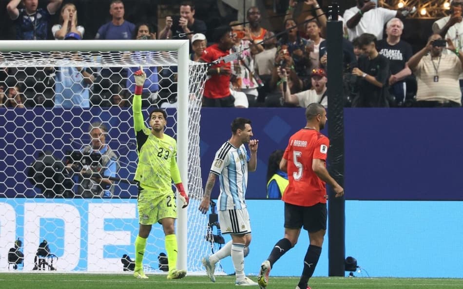 Mostafa Shobeir, goleiro do Egito contra a Argentina