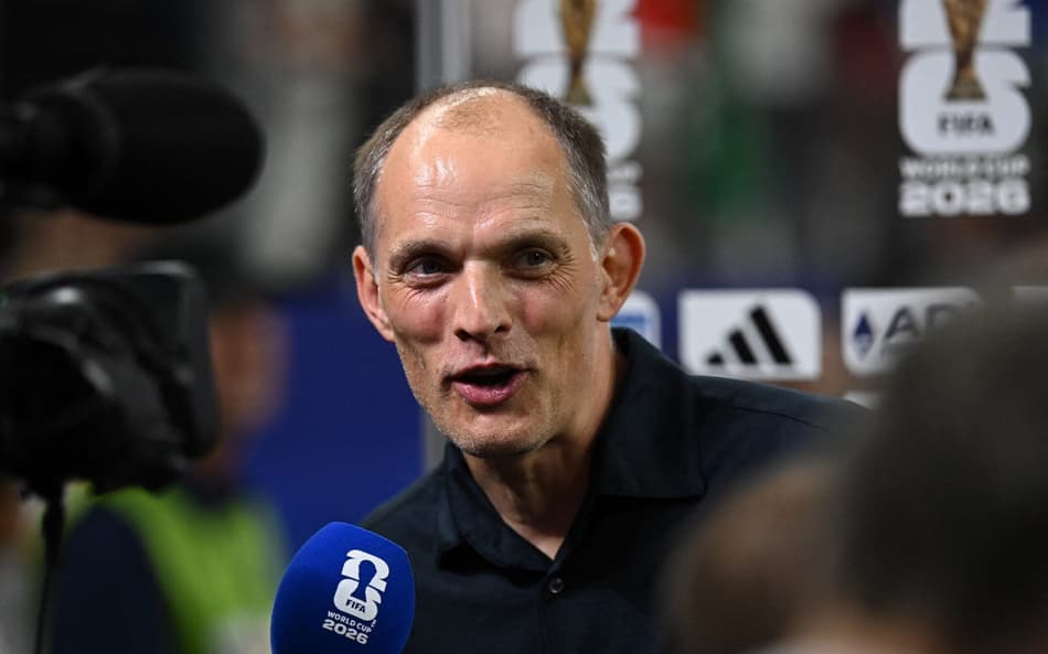 Tuchel em entrevista durante a Copa do Mundo