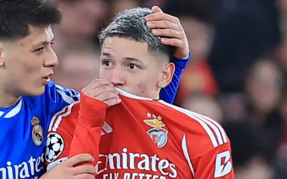 Gianluca Prestianni, atacante do Benfica, usou as redes sociais para negar acusações (Foto: Patricia de Melo Moreira/AFP)