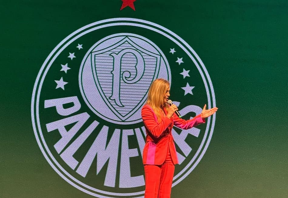Leila Pereira, presidente do Palmeiras
