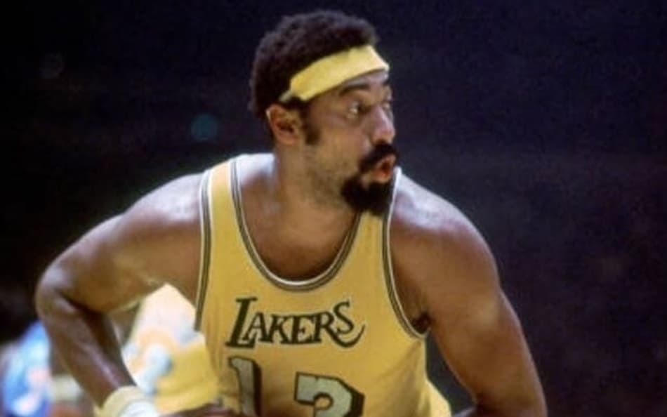 Wilt Chamberlain em ação pelo Lakers