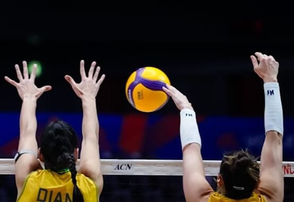 Bloqueio de Diana e Rosamaria em Brasil x Polônia pela VNL 2026