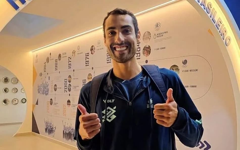 Douglas Souza retorna a Saquarema para os treinos da Seleção Brasileira Masculina de Vôlei