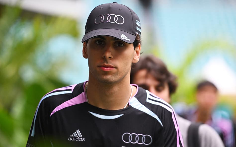 Gabriel Bortoleto no GP de Miami pela F1 2026 (Foto: Rudy Carezzevoli/Getty Images/AFP)
