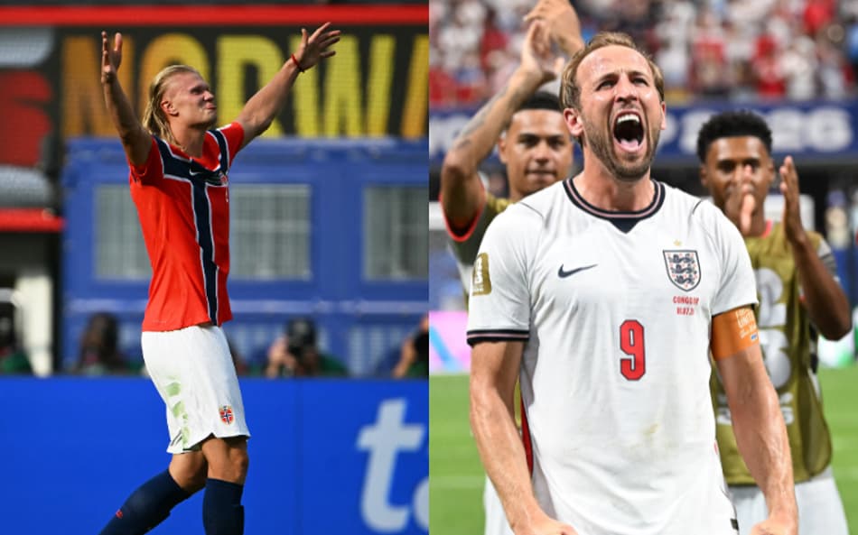 Harry Kane e Erling Haaland são protagonistas da Inglaterra e da Noruega na Copa do Mundo