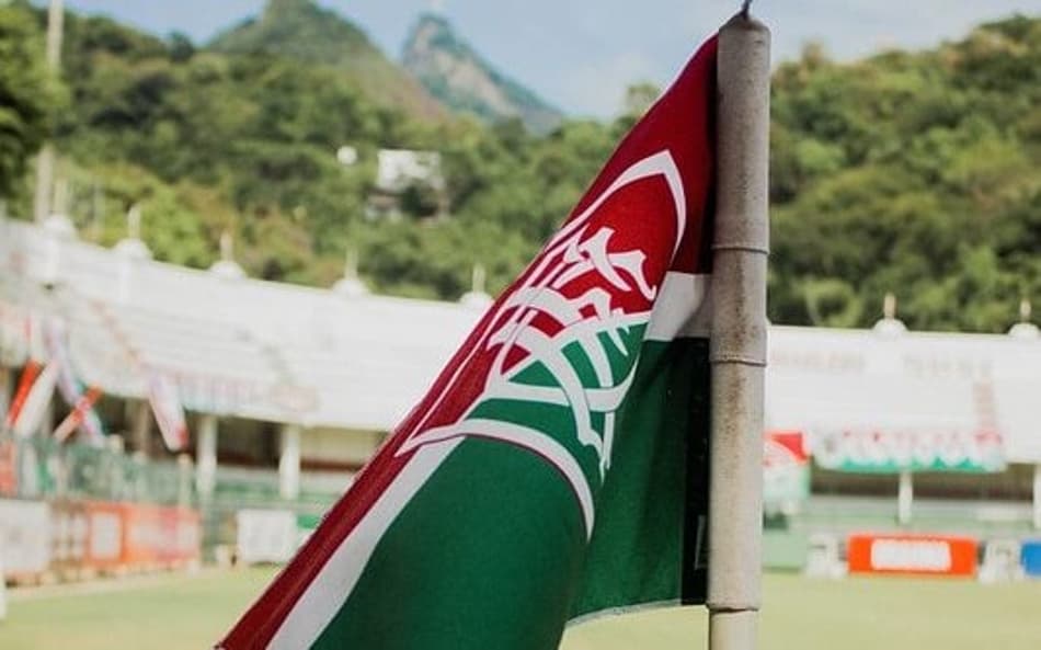 Bandeirinha do Fluminense nas Laranjeiras