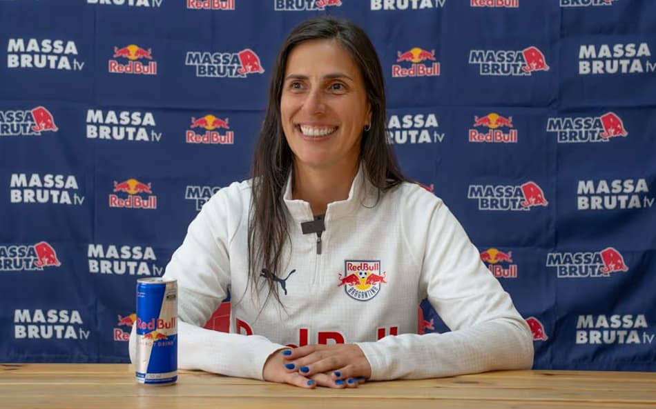 Júlia Ávila, fisiologista do time feminino do RB Bragantino. (Felipe Oliveira/Red Bull Bragantino)