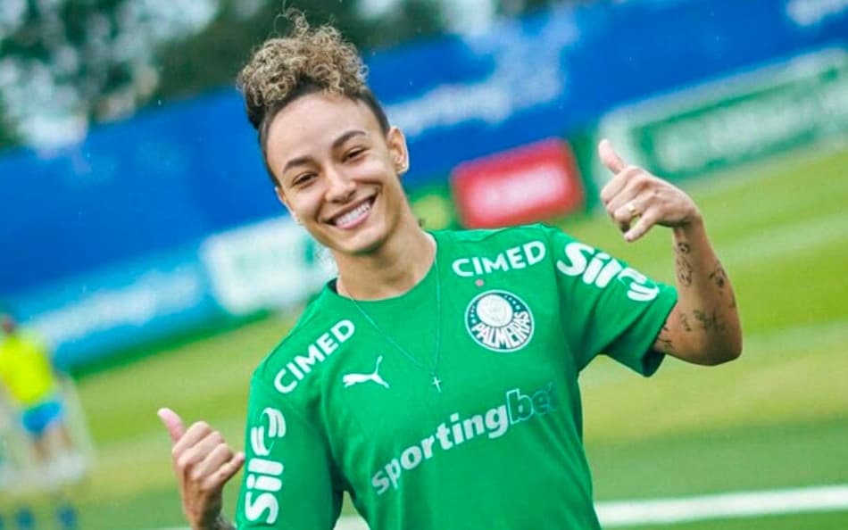 Layssa Santos, atacante do Palmeiras. (Paloma Caiss/Palmeiras)