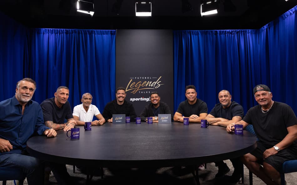 Ronaldo Fenômeno, Romário, Roberto Baggio, Gabriel Batistuta, Roberto Carlos e Marco Materazzi participam de podcast ao lado de Lucas Tylty e Bruno Cantarelli