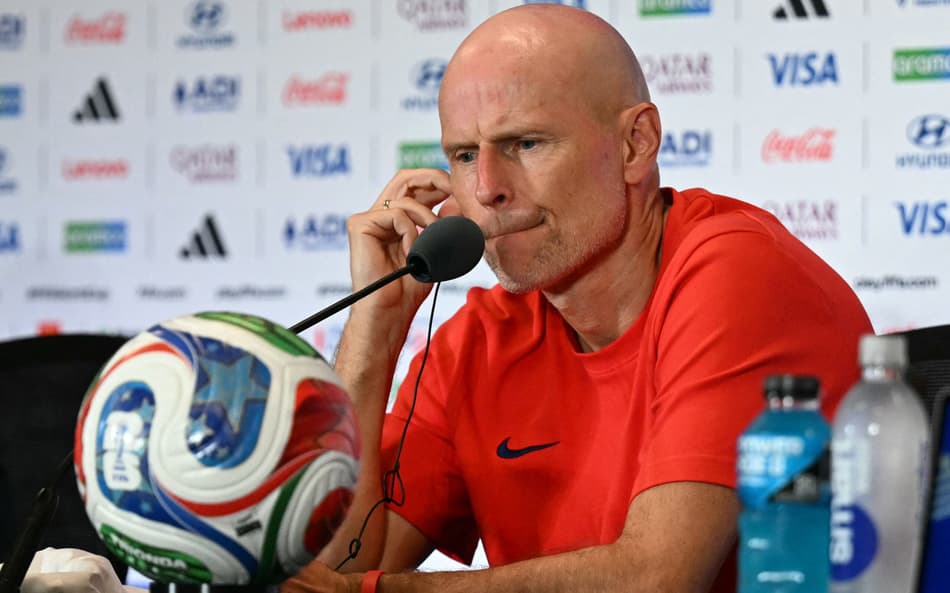 Stale Solbakken, técnico da Noruega, na véspera do jogo com a Inglaterra pelas quartas de final da Copa do Mundo