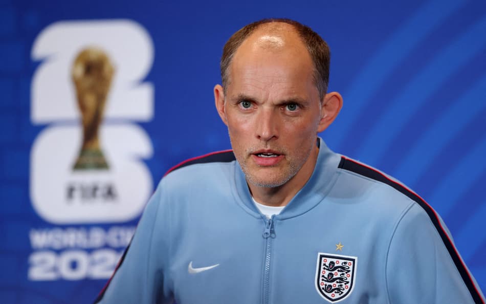Thomas Tuchel em coletiva de imprensa antes de França x Inglaterra pela Copa do Mundo