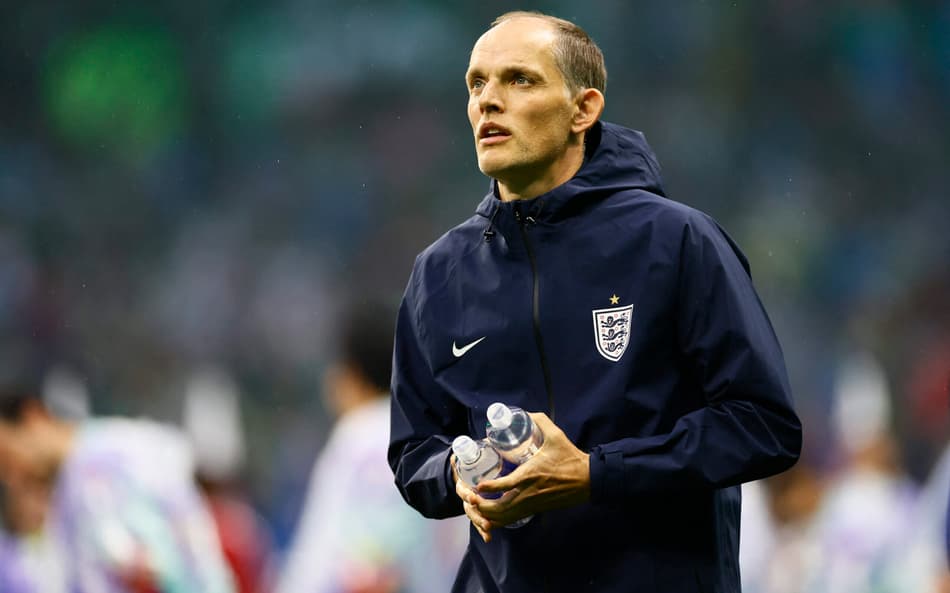 Thomas Tuchel em México 2x3 Inglaterra pela Copa do Mundo de 2026