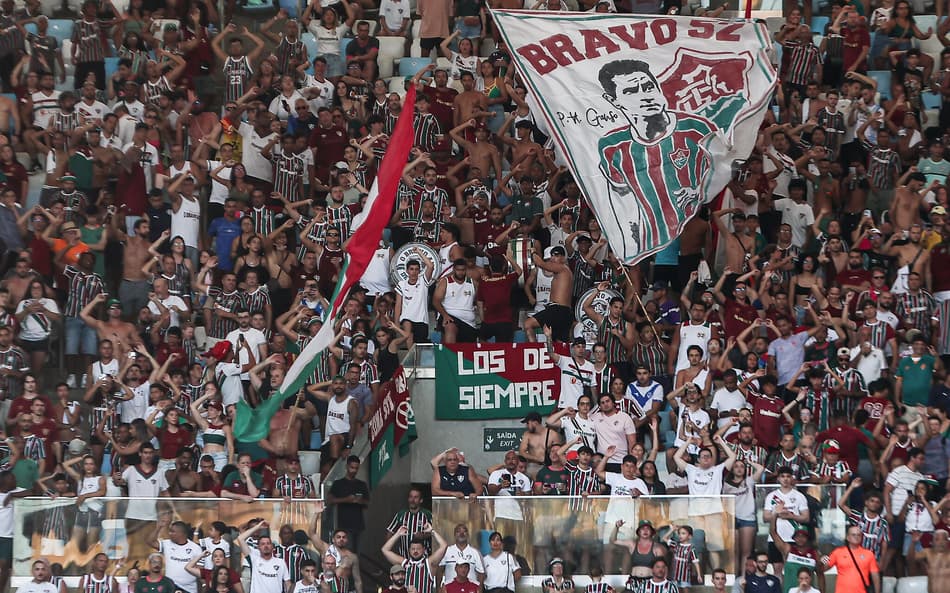 Torcida do Fluminense no Maracanã (Foto: Lucas Merçon/FFC)