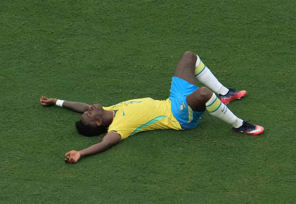 Vini Jr após eliminação do Brasil na Copa do Mundo de 2026