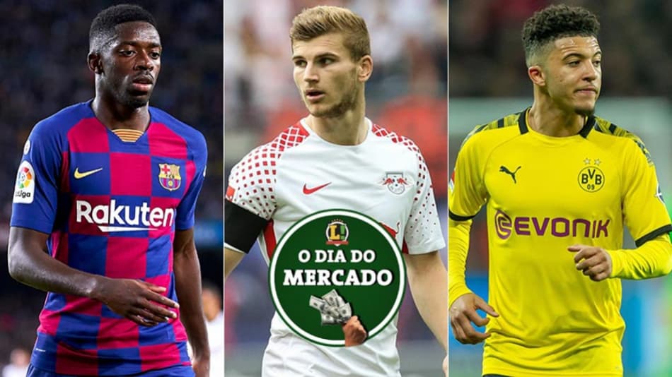 Manhã do Mercado: Dembelé pode ir para a França, Internazionale quer atacantes, novidades por Sancho…