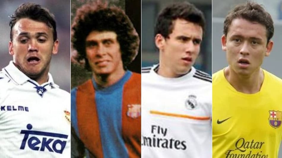 Eles vestiram a camisa de Barcelona ou Real Madrid e talvez você nem lembre