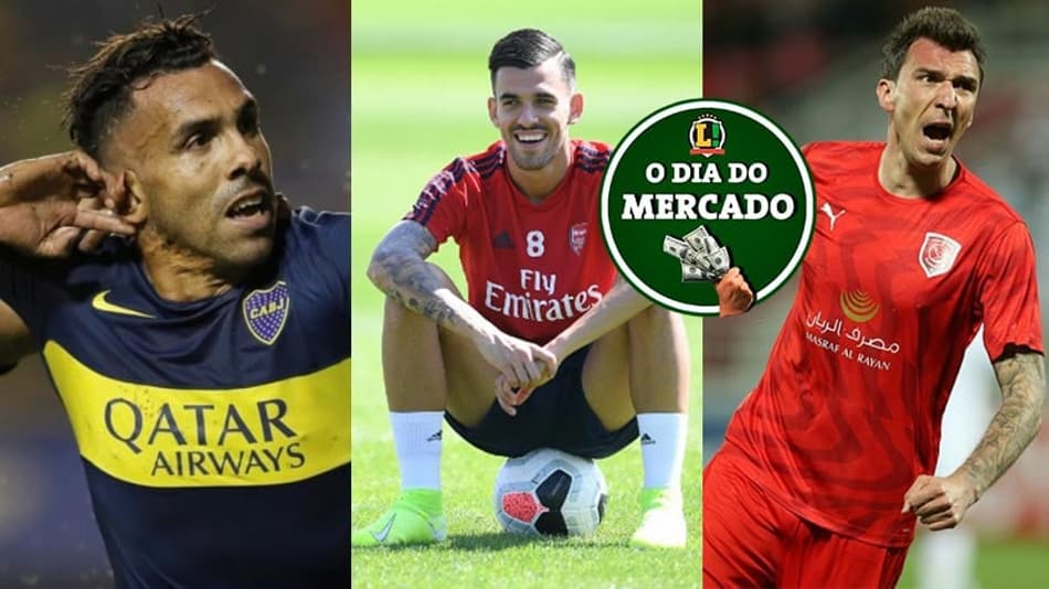 O dia do mercado: Tevez define seu futuro, Arsenal tenta permanência de Ceballos, Lucas Moura pode ser trocado…