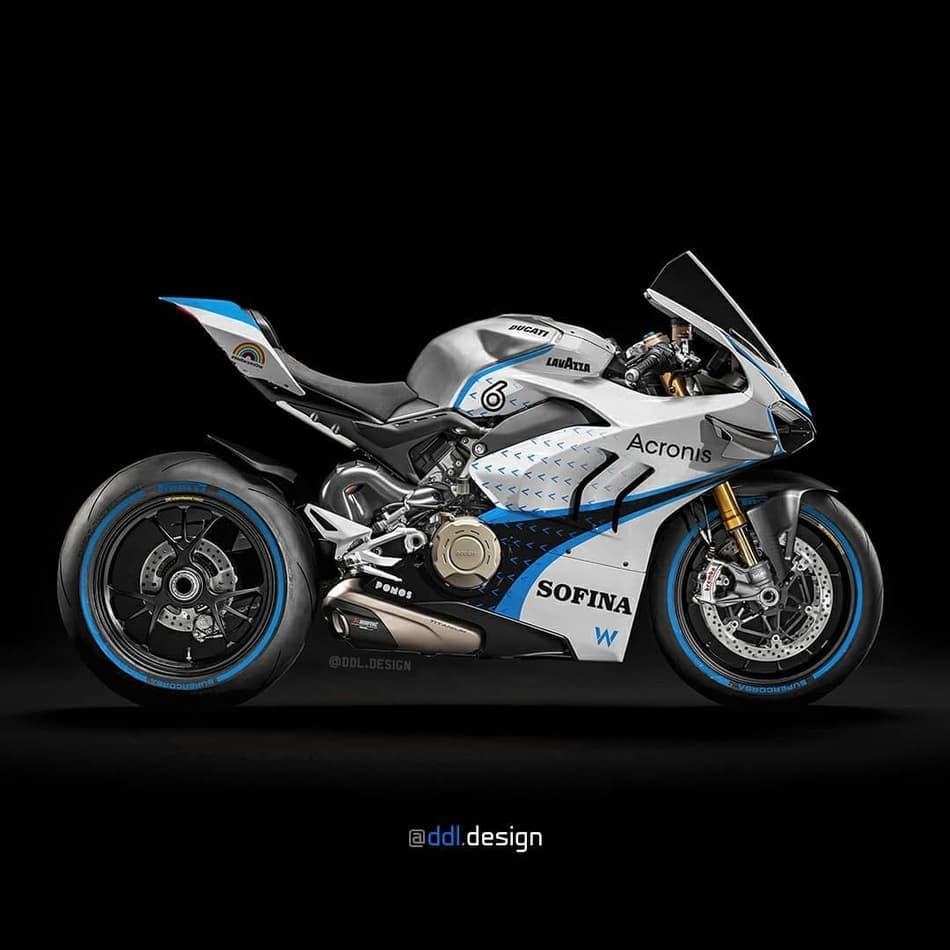 Pintura Williams na MotoGP