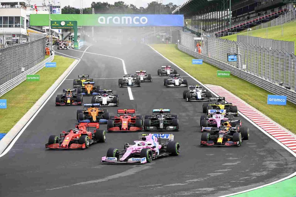 Largada do GP da Hungria