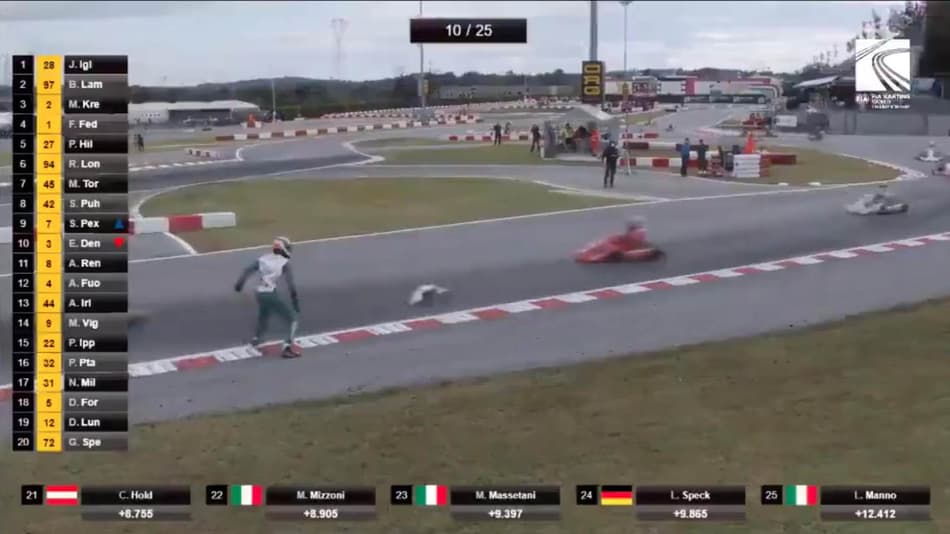 Rolou briga no kart! Relembre quando os pilotos se exaltaram fora das pistas