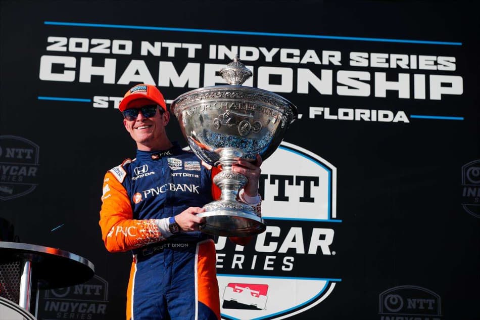 A festa de Scott Dixon, o campeão da temporada 2020 da Indy