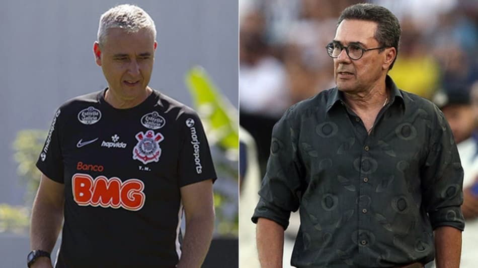 Tiago Nunes e Vanderlei Luxemburgo
