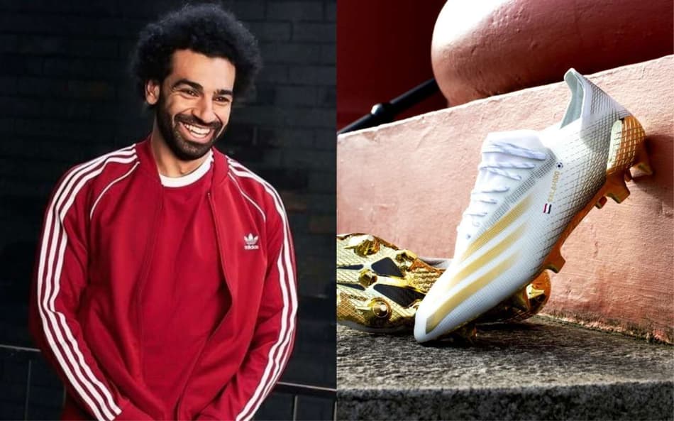 Salah ganha chuteira especial após marcar centésimo gol pelo Liverpool; veja fotos