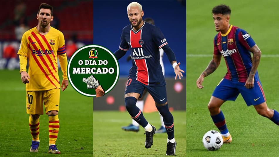 Gigante inglês atrás de Messi, Barça quer Neymar de volta e Coutinho pode jogar na Itália: Veja o final de semana do mercado!