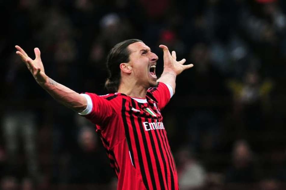 Ibrahimovic jogando pelo Milan