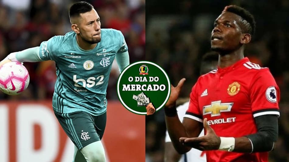 Diego Alves fica no Flamengo, Juventus faz contato por Pogba… O Dia do Mercado