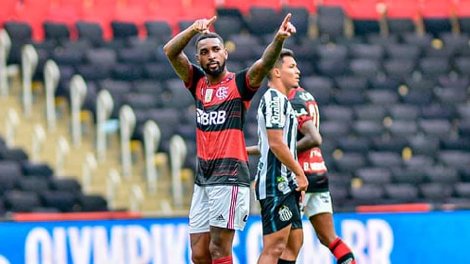 ATUAÇÕES: Flamengo faz bom jogo coletivo, e ataque se destaca em goleada sobre o Santos