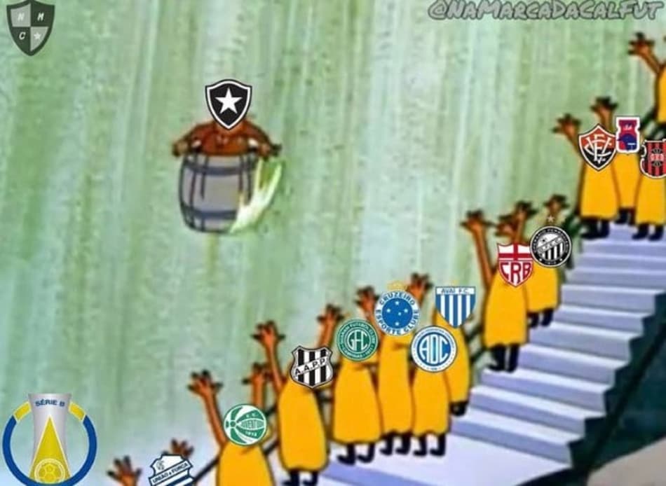 Fase ruim do Botafogo é prato cheio para piadas dos rivais; veja memes