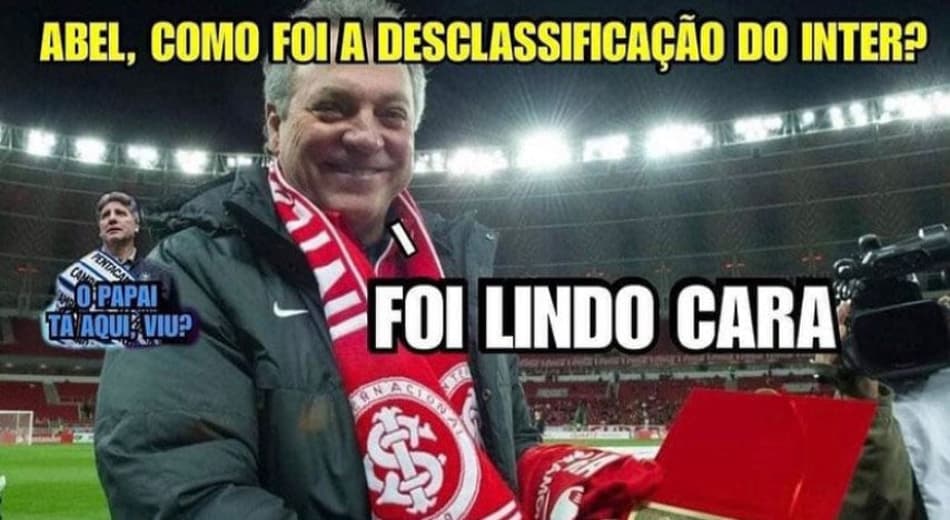 Eliminação do Inter na Libertadores rende memes nas redes sociais