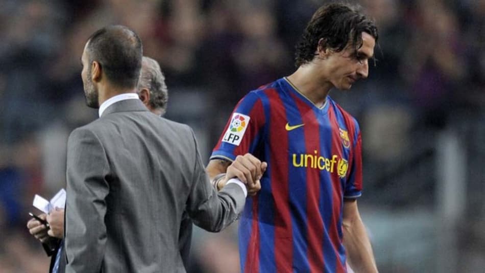 IBRAHIMOVIC E GUARDIOLA
