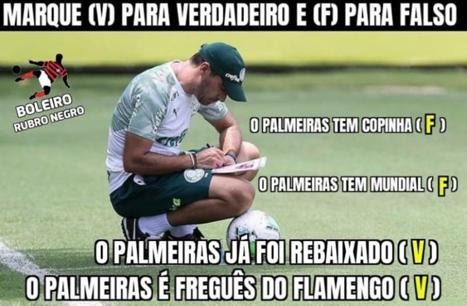 Freguesia? Torcida do Flamengo tira sarro do Palmeiras após vitória; veja os memes