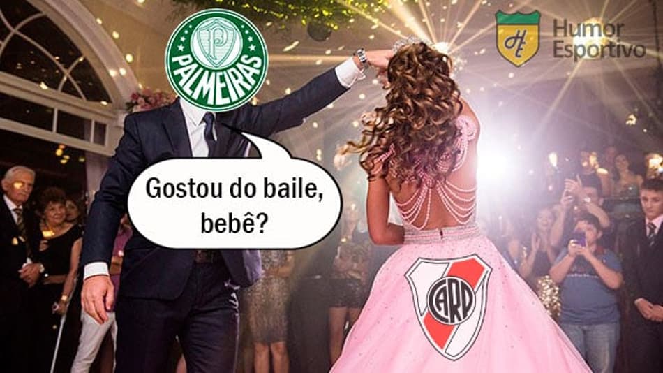 Que baile! Veja os melhores memes do massacre do Palmeiras sobre o River Plate