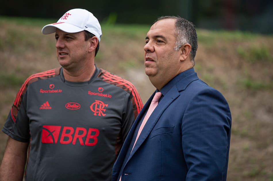 Rogério Ceni e Marcos Braz