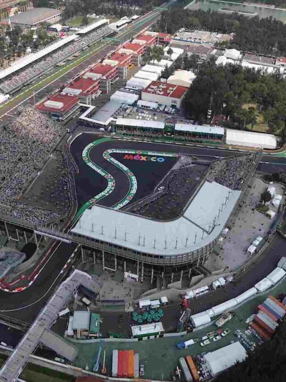 GP do Mexico (Foto: Reprodução/Autódromo Hermanos Rodríguez)