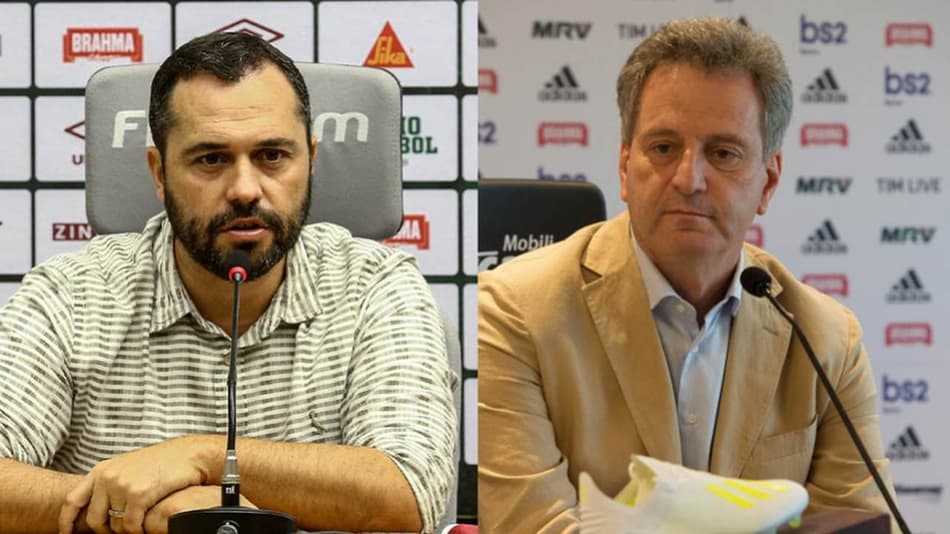 Mário Bittencourt e Rodolfo Landim - Fluminense e Flamengo