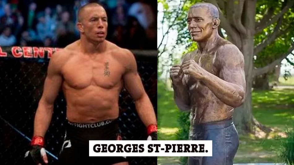 Georges St-Pierre ou Barack Obama? Confira esculturas e estátuas que viraram memes nas redes sociais